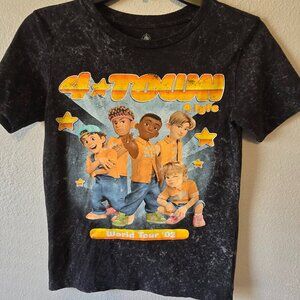 Disney Parks Turning Red 4town Concert tee Size Youth Medium acid wash